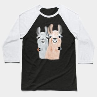 Cute llama friends Baseball T-Shirt